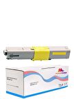 Colorful Toner Oki C301- C321- Oki C321Dn-44973541 Sarı Muadil Toner