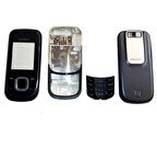 Nokia 2680s Full Kasa Kapak Tuş Takımı Nokia 2680s Uyumlu Siyah Renk Orta Kasa Ön Kapak Arka Kapak