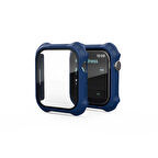 Apple Watch 7 41mm Tank Zırh Kasa Ve Mat Görünümlü Ekran Koruyucu Redclick Watch Gard 11