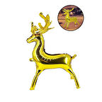 Yılbaşı Folyo Balon altın geyik boynuz 122,5*83,5