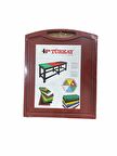 Türkay Polietilen Kesme Tahtası Tutmalı Kırmızı 26,5x32,5x1cm