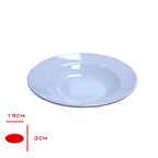Akel Melamin 19cm Lokanta Çukur Tabak 019TB