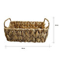 Panalı Naturel Dikdörtgen Sepet M Boy PNL-22099M