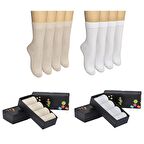 8 Çift Bambu Kadın Çorap Yumuşak Nefes Alan Terletmez Kaymaz Dayanıklı Bambu Çorap