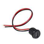 Powermaster PM-27032 Kablolu Type-C Şase Soket Siyah