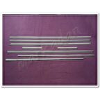 WOC Chrome Mercedes Vito W447 Kısa Şase Krom Cam Çıtası 2014 Sonrası 8 Parça Paslanmaz Çelik