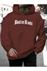 Bost in Boots Baskılı kapüşonlu Cepli Sweatshirt