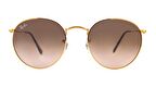 RAY-BAN  3447 9001/A5 53 ROUND METAL Unisex GOLD Yuvarlak Çerçeve Güneş Gözlüğü