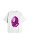 UNİSEX Bay Bape Desenli Beyaz Yazlık T-shirt