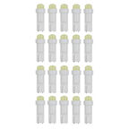 T5 Beyaz Led Mini Dipsiz Gösterge Ampul 12V 5000K 20 Adet
