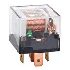 İnwells Şeffaf Mini Ledli Röle Su Geçirmez 5 Uçlu 12V 40 Amper (10 Adet)
