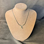 Uretti - Tuğba 9352 - El Yapımı Damla Taşlı Kolye