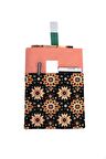 Desenli Yıkanabilir Cepli Kitap Kılıfı 20 x 25 cm Çok Amaçlı Çanta Book Cover