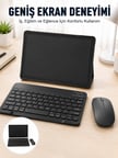 Android İşletim Sistemli Sım Kart Girişli Tablet Bluetooth Klavye Mouse Seti Mobil İnternet Destekli