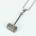 Marvel The Avengers Thor Çekiç Çelik Kolye