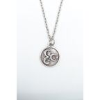 Herşey Nota 3 Hilal - Ay Yıldız - Kurt- Tuğra Madalyon Erkek Kadın Kolye Antik Gümüş Kaplama - 60 cm Düz Zincir