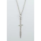 The Legend Of Zelda Erkek Kadın Kolye Antik Gümüş Kaplama - 60 cm Düz Zincir