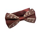 Herşey Nota Bordo Nota Dokuma Papyon