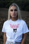 Anime Harajuku Kuromi Sanrio Beyaz Unisex tshirt