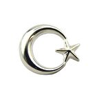 Ay Yıldız Rölyef Büyük Rozet 