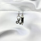 Steteskop Şırınga Hemşire/ Doktor Küpe