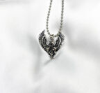 Kartal Figürlü Zincirli Erkek Kolye