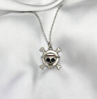 One Piece Anime Kurukafa Gotik Kolye