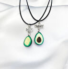 Best Friend Avokado İkili Arkadaş Sevgili Kolye