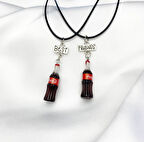 Best Friend Kola İçecek Figürlü İkili Arkadaş Sevgili Kolye