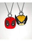 Deadpool & Wolverine Best Friends  Çift Arkadaş Kolyesi