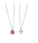 Spiderman & Gwen Relationship Çift İkili Sevgili Kolye