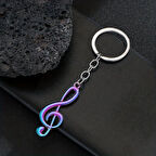 Sol Anahtar Melodi Bukalemun Renk Anahtarlık