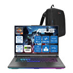 Asus Rog Strix G16 G614PH Amd Ryzen 9 8940HX Aı 24GB GB 512GB SSD 8GB/RTX5050 Gddr7 115W 16" Wuxga 165Hz 300NİTS  Freedos Taşınabilir Bilgisayar WARV057F01+ZETTAÇANTA