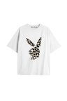 Y2k vintage Leopar Baskılı Sİyah T-shirt KOD 107
