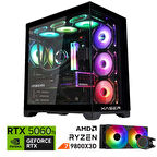 Xaser Lexus x530 Ryzen 7 9800X3D 32GB DDR5 Ram 2TB M.2 NVMe SSD 8GB RTX5060 Ti Sıvı Soğutmalı Oyuncu Bilgisayar