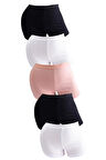 Kadın Boxer Külot 5 li Paket MIXCOLOR