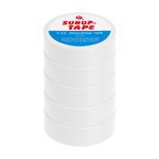 Sunup SN-27924 Beyaz 0.13X18mm İzole PVC Elektrik Yalıtım Bant (5'Li Paket)