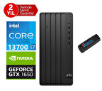 Hp 290 Pro G9 Intel Core I7 13700 16GB 4tb SSD 4GB/GTX1650 WINDOWS11PRO Masaüstü Blgisayar 3624A8ET50+ZETTAUSBBELLEK