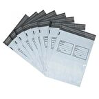 500 Adet Kargo Poşeti, Orta Boy Cepli Kargo Torbası 30x37+5 cm (40+40=80 Mikron)