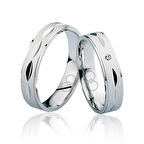 Beyaz Altın Alyans 2804-1