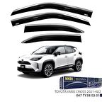 Toyota Yaris Cross Niken Kromlu Cam Rüzgarlığı 4lü 2021 ve Üstü