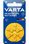 10 Numara İşitme Cihazı Pili 6'lı Blister  (60 Adet)