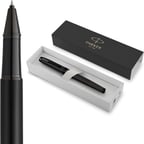Parker IM Rollerball Kalem | Siyah PVD ile Mat siyah | Siyah Mürekkep Dolgulu İnce Nokta | Hediye Kutusu