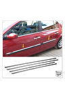 Renault Megane 2 Krom Yan Kapı Çıtası 4 Kapı 2004-2006 Arası P.çelik Uyumlu
