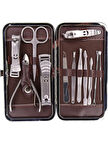 Tırnak Makası Tırnak Bakım Seti Deri Çantalı 12 Parça Set (2818)