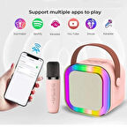 Karaoke Mikrofon Hoparlör Seti Mini (2818)