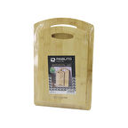 2PCS SET  AHŞAP BAMBU KESİM PANOSU - KESME TAHTASI  18X28X1CM--22X32X1CM (2818)