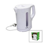 PLASTİK  KETTLE SU ISITICISI  BEYAZ  1.7LT  2000W OTOMATİK KAPANMA - 360° GÖVDE - KABLO SAKLAMA KK-3304 (2818)