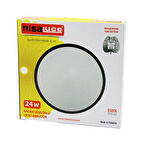 NİSALUCE EAMP-106/B 24W RADAR SENSÖRLÜ LEDLİ ARMATÜR BEYAZ ÇERÇEVE MEKATRONİK ASKI SİSTEMİ 6500K - 2160Lm (2818)