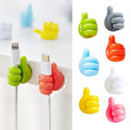 El Şeklinde Kauçuk Çok Amaçlı Kablo Tutacak 10 Adet (2818)